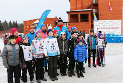 В «Истине» прошла московская областная Новогодняя лыжня ГТО.