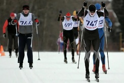 В «Истине» проходит Чемпионат ГУ МВД России по г. Москве по служебному двоеборью и лыжным гонкам.