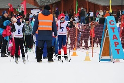 В «Истине» прошли лыжные гонки на Первенство школы.